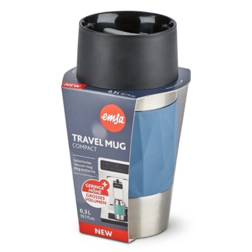 Emsa N2160200 Travel Mug Compact 0.3L Blauw