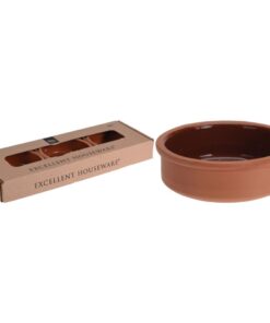 Excellent Houseware Terracotta Tapasschalen 3 Stuks