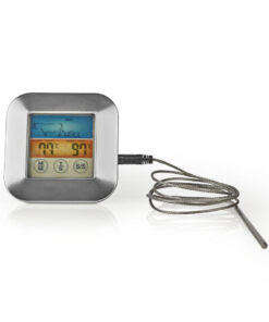 Nedis KATH106SI Vleesthermometer 0 - 250 °c Kleurendisplay Timer