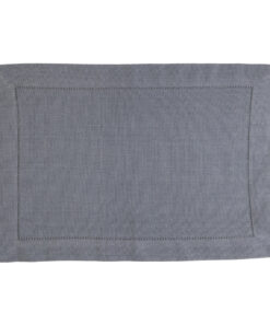 Linen&More Placemats 35x50 cm 4 Stuks Indi Grey