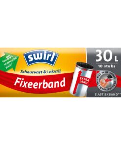 Swirl Pedaalemmerzak met Fixeerband XL 30L 10 Stuks