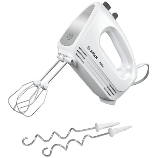 Bosch MFQ24200 CleverMixx Handmixer 400W Wit/Zilver