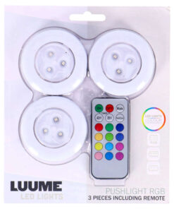 Luume LED Druklampen Zelfklevend 3 Stuks