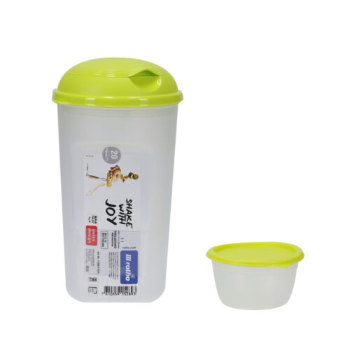 Rotho Take and Shake Salade- en Sausstrooier 1L Limoen Groen