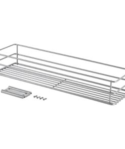 Metaltex Smart Kitchen Schuifbaar Mandje 12x42x7 cm Zilver