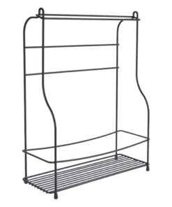 Metaltex Keukenrek 33x42x12 cm Zwart/Metaal