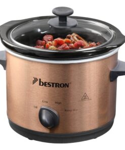 Bestron ASC150CO Slowcooker 1.5L Koper/Zwart