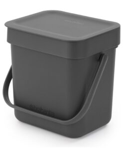 Brabantia Sort & Go Afvalbakje 3L Grijs