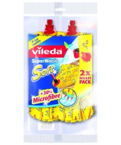 Vileda SuperMocio Soft Microvezel-Mop 2 Stuks