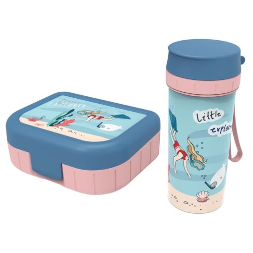 Rotho Memory Kids Explorer Girls Lunch Set