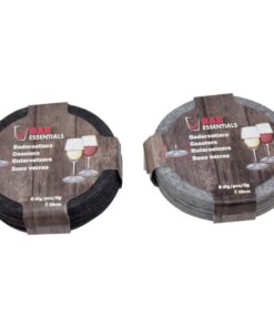 Bar Essentials Vilten Onderzetters 10 cm 6 Stuks