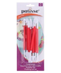 Patisse Modelleerset 16 cm 8-delig Wit/Rood