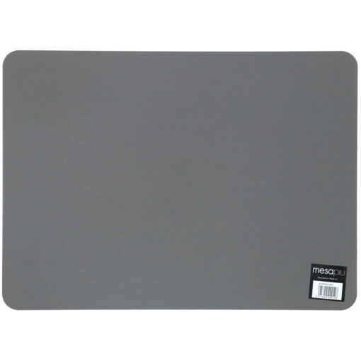 Mesapiu Placemat Lederlook Grey 45x33 Cm