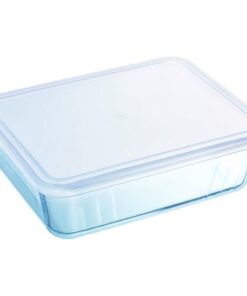 Pyrex Cook & Freeze Glazen Ovenschaal + Deksel 4L Transparant