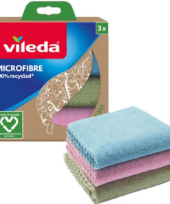 Vileda 100% Recycled Microvezeldoekjes 3 Stuks