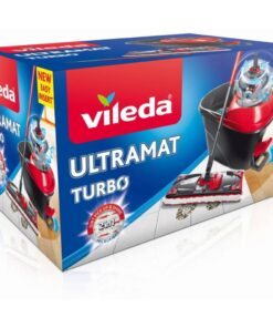 Vileda Ultramat Turbo Schoonmaakset Rood/Zwart