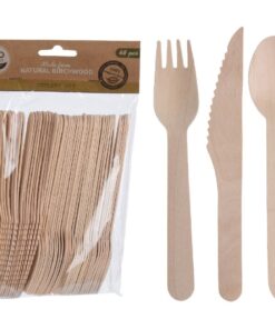 Houten Bestekset 48-delig