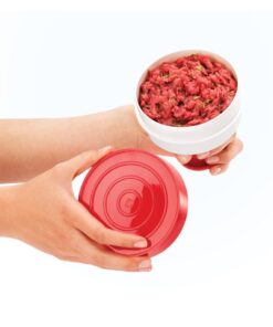 Alternative view of Metaltex Kitchen Helpers Hamburgerpers 11 cm Rood/Wit