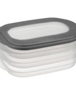 Sunware Home Vleeswarendoos 3-Laags Grijs/Transparant