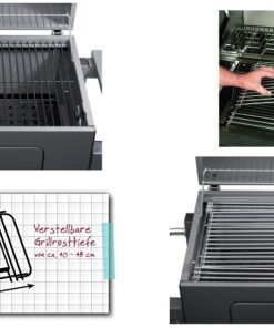 Tepro 8570 Hoofdgrillrooster voor 28x39-50cm met Centraal Inzetrooster Systeem