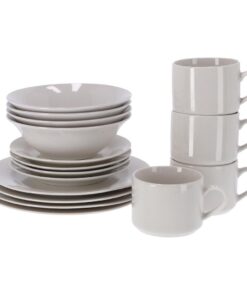 Alternative view of Alpina Ontbijtset 16-delig Wit