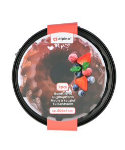 Alpina Tulband Springvorm 26x7 cm Zwart