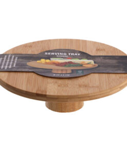 Bamboe Serveerplank op Voet 28x9 cm