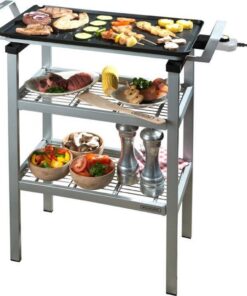 Alternative view of Bourgini Classic Duo Multi Plate Outdoor RVS/Zwart