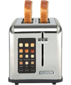 Alternative view of Bourgini Digitale Broodrooster RVS