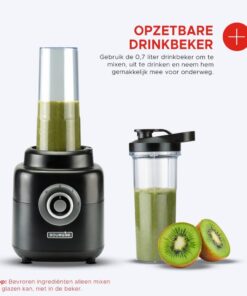 Alternative view of Bourgini Power Blender Set Zwart