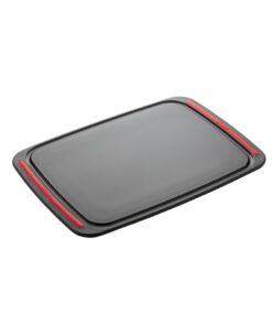 Brund Easy Cut Snijplank 41x30x0.8 cm Zwart/Rood