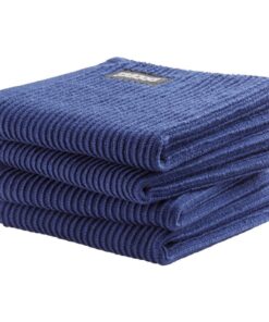 DDDDD Vaatdoeken 30x30 cm 4 Stuks Blauw/Katoen