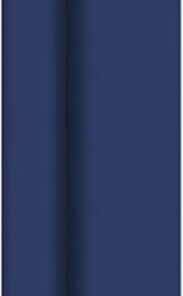 Damast Dark Blue 118x800 Cm Tafelkleed