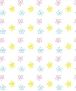 Duni Paasservet Bloemen Multi 33x33 cm