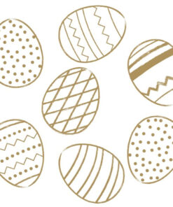 Duni Servetten Golden Eggs 3-laags 33x33cm