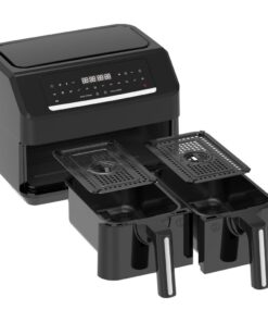 Alternative view of Emerio AF-130376.1 Dubbele Heteluchtfriteuse 2x3.6L 2400W Zwart