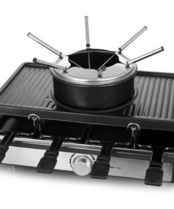 Emerio RG-124930 Gourmet en Fondue Set Zwart/RVS