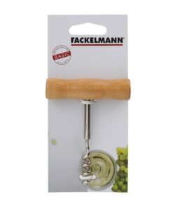 Alternative view of Fackelmann Basic Kurkentrekker 10.5 cm Hout/Chroom