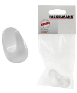 Fackelmann Basic Theedoek Haken 4 cm Wit 2 Stuks