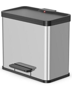 Hailo 0633-200 Öko Trio Plus L Pedaalemmer 3x9L RVS/Zwart