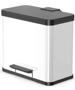 Hailo 0633-230 Öko Trio Plus Pedaalemmer 3x9L Wit