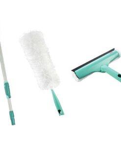 Leifheit 45555 Droog en Nat 3in1 Raamreiniging Set Groen