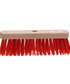 Linea Houten Straatbezem 29 cm Rood/Nylon
