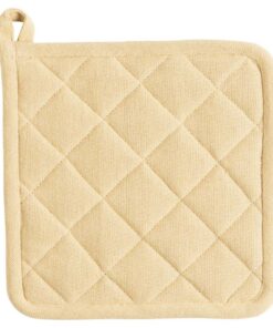 Linen&More Pannenlap Indi Pampas 20x20 cm Geel