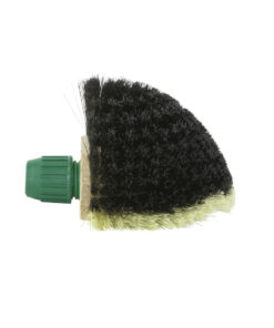 Luva Ragebol Zwart-Wit Kunsthaar met Steelhouder