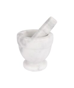 Marmeren Vijzel 21 cl 10 cm Wit/Grijs