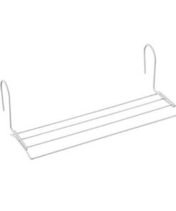 Alternative view of Metaltex Iseo Radiator Droogrek 58x17 cm 2 m Drooglijn Wit