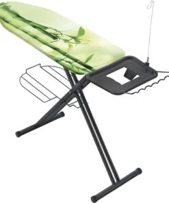 Metaltex Stiro Line Avior 0110 Strijkplank Bamboo 125x45 cm Mat Zwart