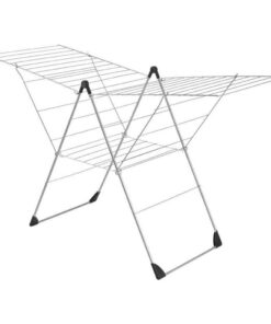 Metaltex Vento Droogrek 30 m Lijn 110x177x67 cm Zilver/Zwart