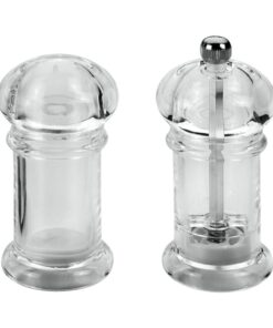 Metaltex Zoutvaatje + Pepermolen 10 cm Acryl
